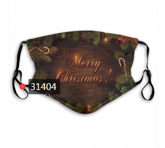 2020 Merry Christmas Dust mask with filter 19